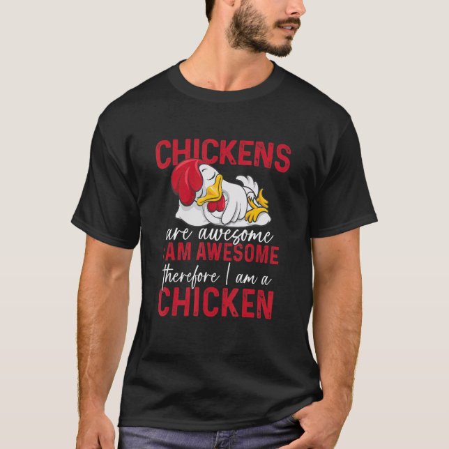 Camiseta Cute Chicken Shirt Chicken Graphic_9 (Anverso)