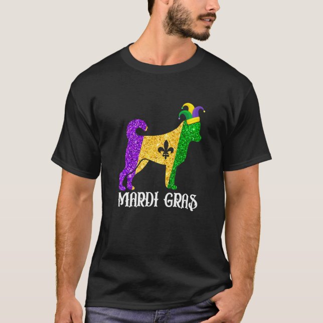 Camiseta Cute Chihuahua Dog Lover Mardi Gras Party Jester M (Anverso)