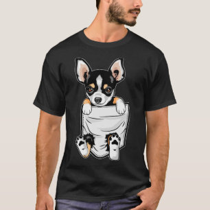 Camiseta Cute Chihuahua En Tu Bolsillo Navidades