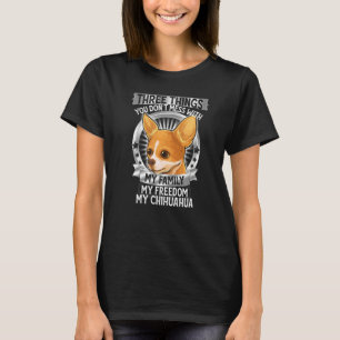 Camiseta Cute Chihuahua Freedom Family Dog Puppy