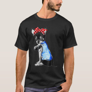 Camiseta Cute Chihuahua Perro Tattoo Amo Mamá