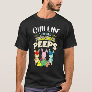 Camiseta Cute Chillinu2019 con mis conejitos preescolares f