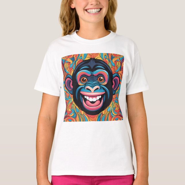 Camiseta Cute Chimpanzee (Anverso)