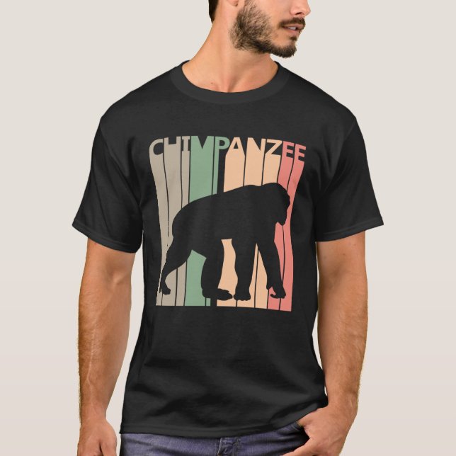 Camiseta Cute chimpanzee animal (Anverso)