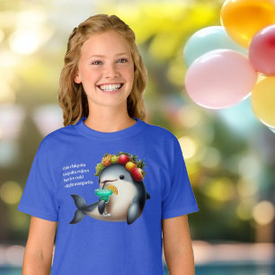 Camiseta Cute Chiquita Vaquita disfrutando de la Virgen Mar