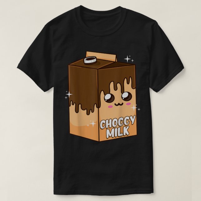 Camiseta Cute Choccy Milk Kawaii Meme (Diseño del anverso)