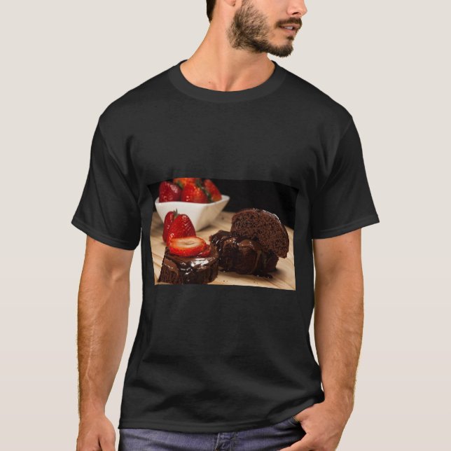 Camiseta Cute Chocolate Cake Lover Tee (Anverso)