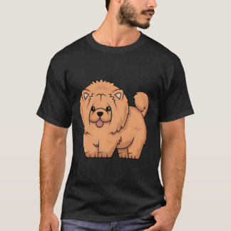 Camiseta Cute Chow Chow Dog Hoodie Furry Friend Puppy Masco