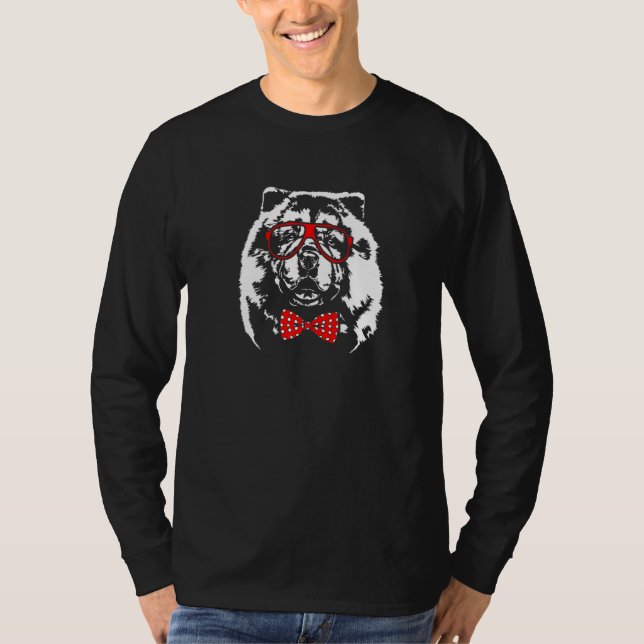 Camiseta Cute Chow Chow mom dog (Anverso)