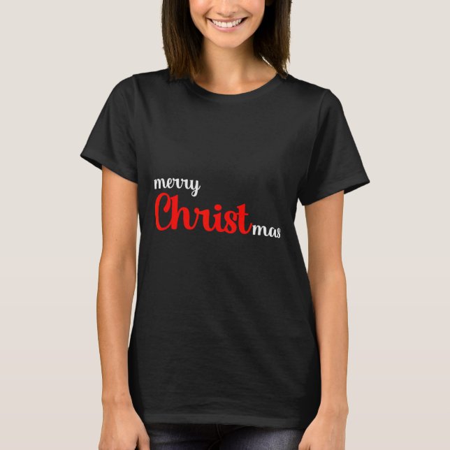 Camiseta Cute Christian Christmas Shirt Faith Based Holiday (Anverso)