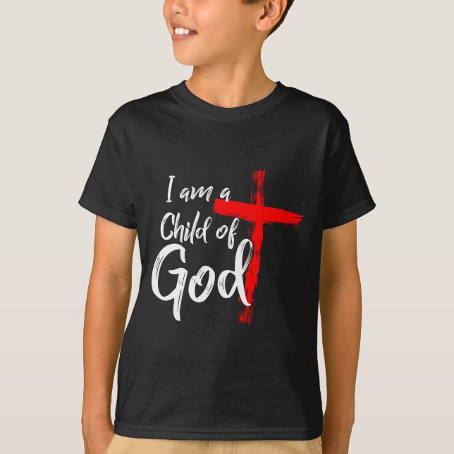 Camiseta Cute Christian Salvation Quote Gift I Am A Child O (Anverso)