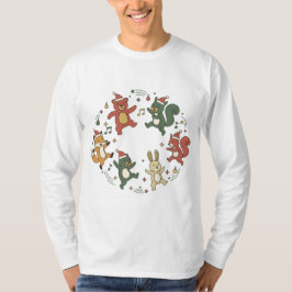 Camiseta Cute Christmas Animals Dancing