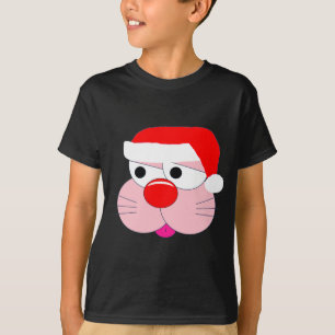 Camiseta Cute Christmas Bunny Cartoon Graphic Tee