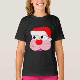 Camiseta Cute Christmas Bunny Cartoon Graphic Tee