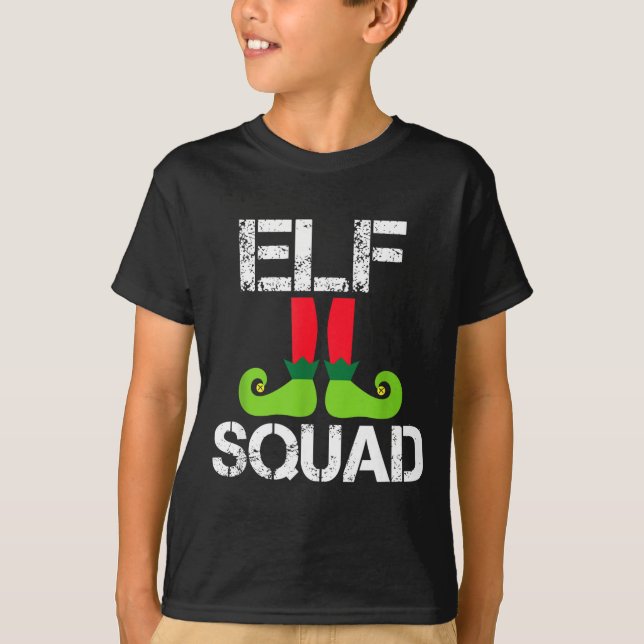 Camiseta Cute Christmas Cheer Elf Squad Santa's Helper  (Anverso)