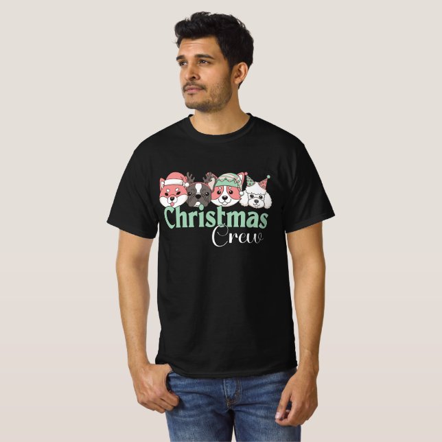 Camiseta Cute Christmas Dog Crew (Anverso completo)