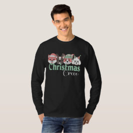 Camiseta Cute Christmas Dog Crew