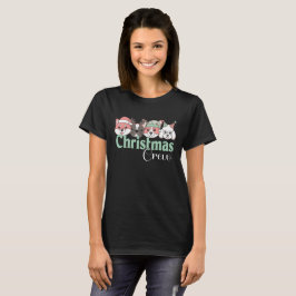 Camiseta Cute Christmas Dog Crew