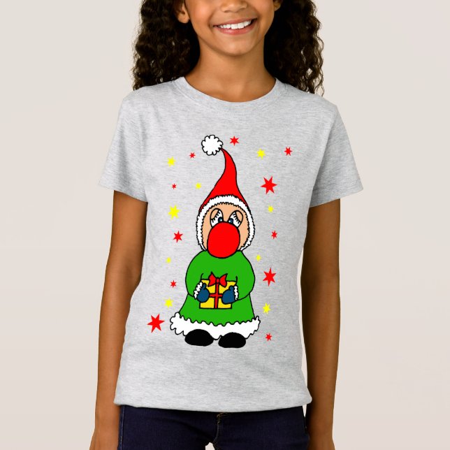 Camiseta Cute Christmas elf (Anverso)