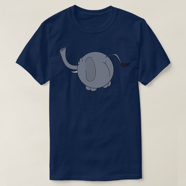 Camiseta Cute Chubby Elephant (Diseño del anverso)