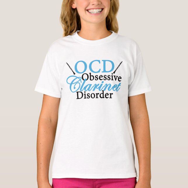 Camiseta Cute Clarinet Humor Chica (Anverso)