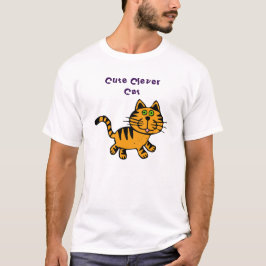 Camiseta Cute Clever Cat
