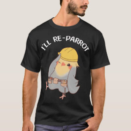 Camiseta Cute Cockatiel Parrot Pun