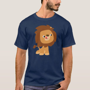 Camiseta Cute codicioso Personalizado Lion T-Shirt