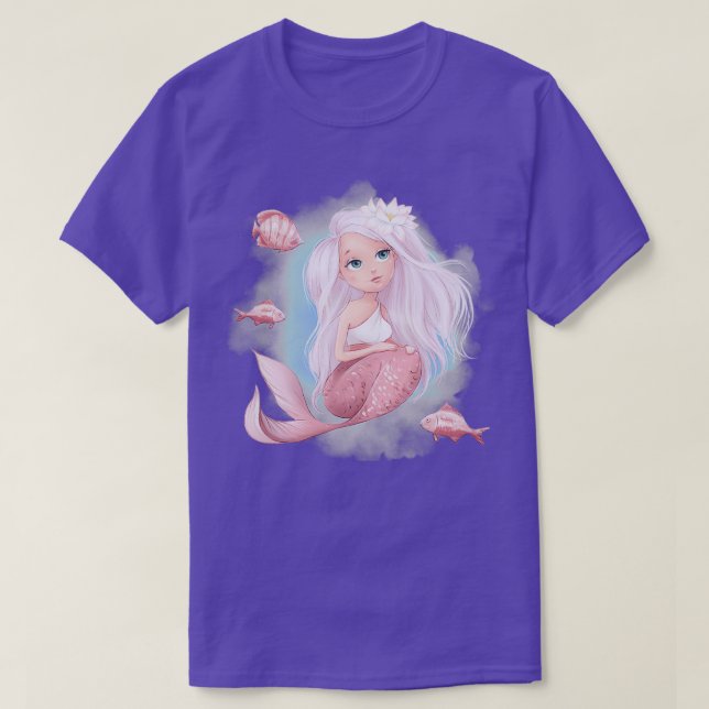 Camiseta Cute Colorful Mermaid Story Collection 1 (Diseño del anverso)