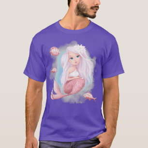 Camiseta Cute Colorful Mermaid Story Collection 1