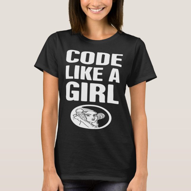 Camiseta Cute Computer Science & Programming  Ada Lovelace (Anverso)