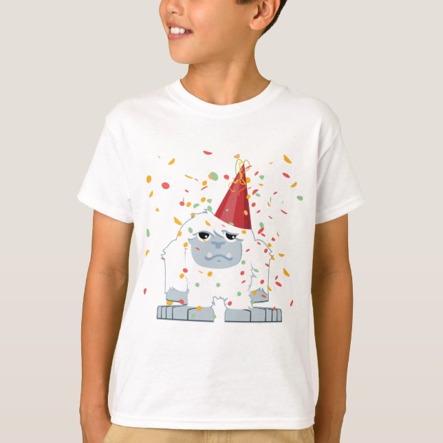 Camiseta Cute Confetti Fiesta Yeti (Anverso)