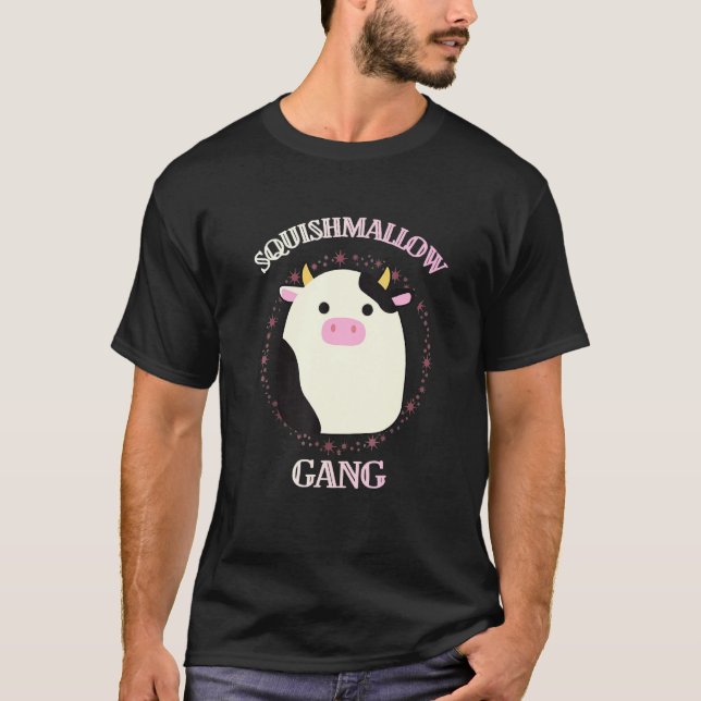 Camiseta Cute Conner Cow Gang de Squishmallow (Anverso)