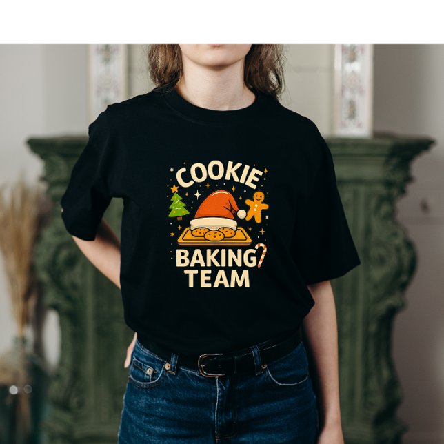 Camiseta Cute Cookie Baking Team Christmas Design (Subido por el creador)