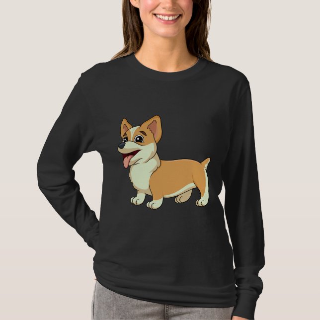 Camiseta Cute Corgi (Anverso)