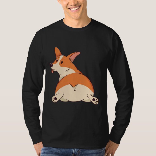 Camiseta Cute Corgi 1222 (Anverso)