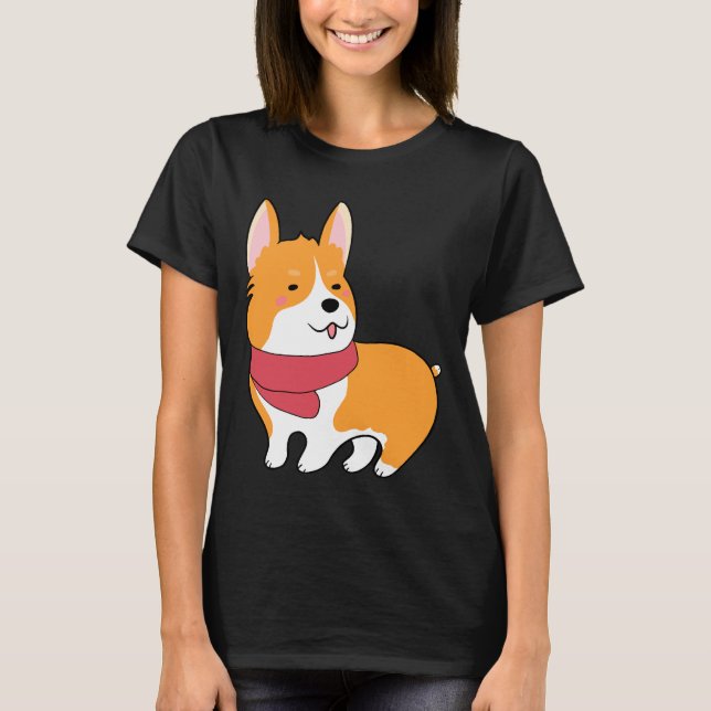 Camiseta Cute Corgi 527 (Anverso)