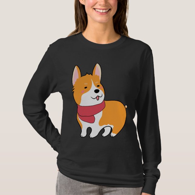Camiseta Cute Corgi 527 (Anverso)