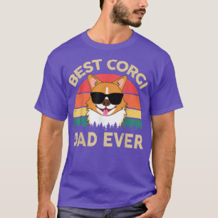 Camiseta Cute Corgi Best Corgi Dad Ever  Funny Corgi Gift f