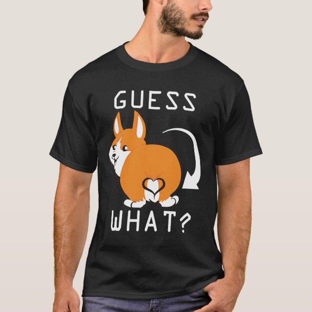 Camiseta Cute Corgi Butt Essential (Anverso)