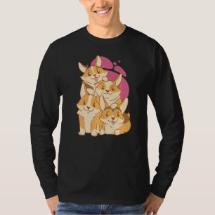 Camiseta Cute Corgi Cachorros Dueño Perro Mascota Cachorro 