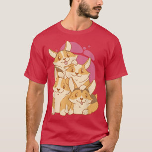 Camiseta Cute Corgi Cachorros Dueño Perro Mascota Cachorro