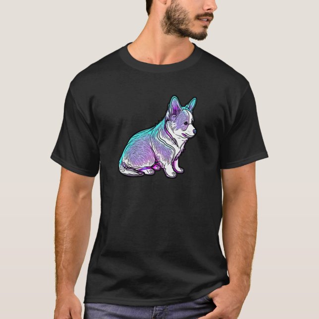 Camiseta Cute Corgi Cool Pembroke Welsh Corgi  11 (Anverso)