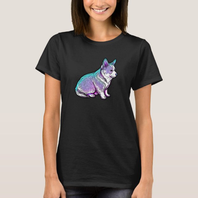 Camiseta Cute Corgi Cool Pembroke Welsh Corgi  11 (Anverso)