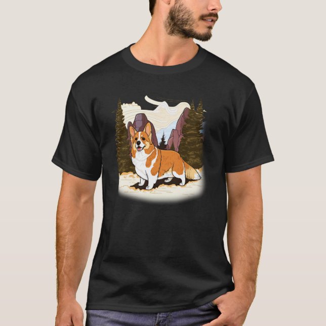 Camiseta Cute Corgi Cool Pembroke Welsh Corgi  15 (Anverso)