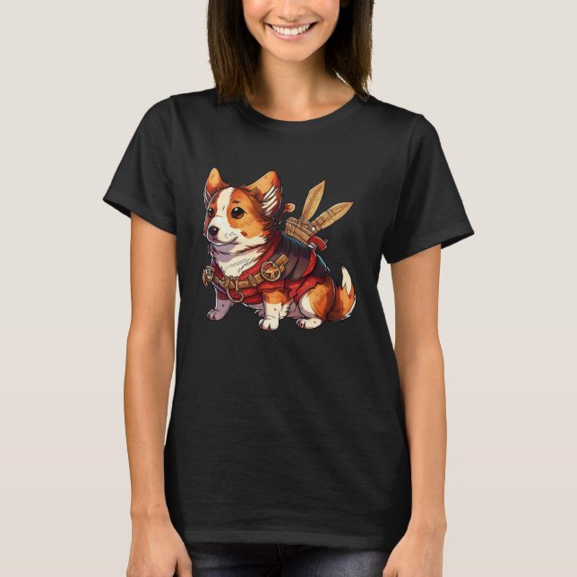 Camiseta Cute Corgi Cool Pembroke Welsh Corgi  3 (Anverso)