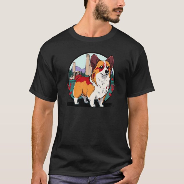 Camiseta Cute Corgi Cool Pembroke Welsh Corgi  6 (Anverso)