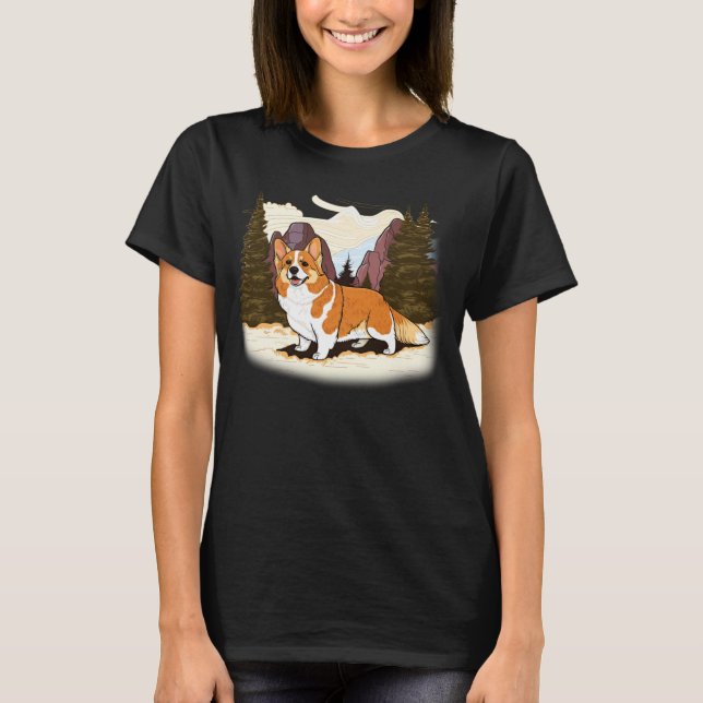 Camiseta Cute Corgi Cool Pembroke Welsh Corgi  7 (Anverso)
