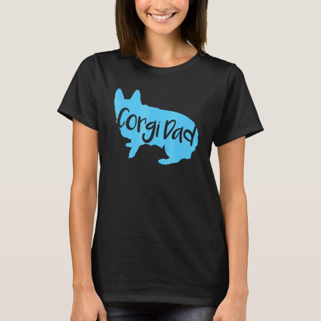 Camiseta Cute Corgi Dad Corgi Welsh Pembroke Dog (Anverso)