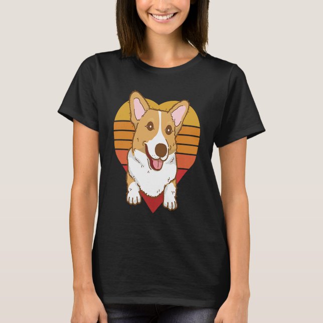 Camiseta Cute Corgi Dog (Anverso)